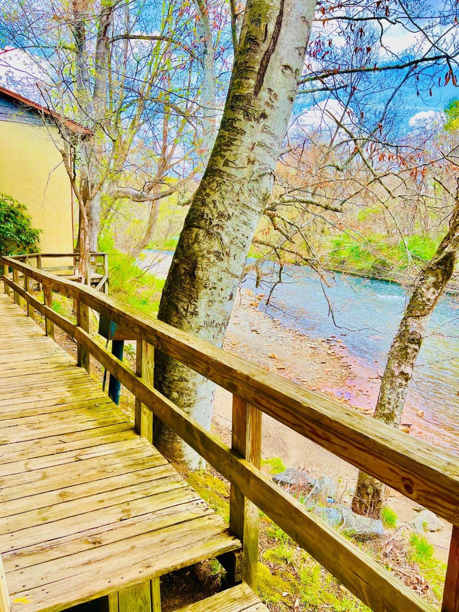 Newfound Lodge On The River Cherokee Buitenkant foto